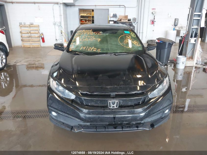 2020 Honda Civic Sedan VIN: 2HGFC2F89LH005807 Lot: 12074858