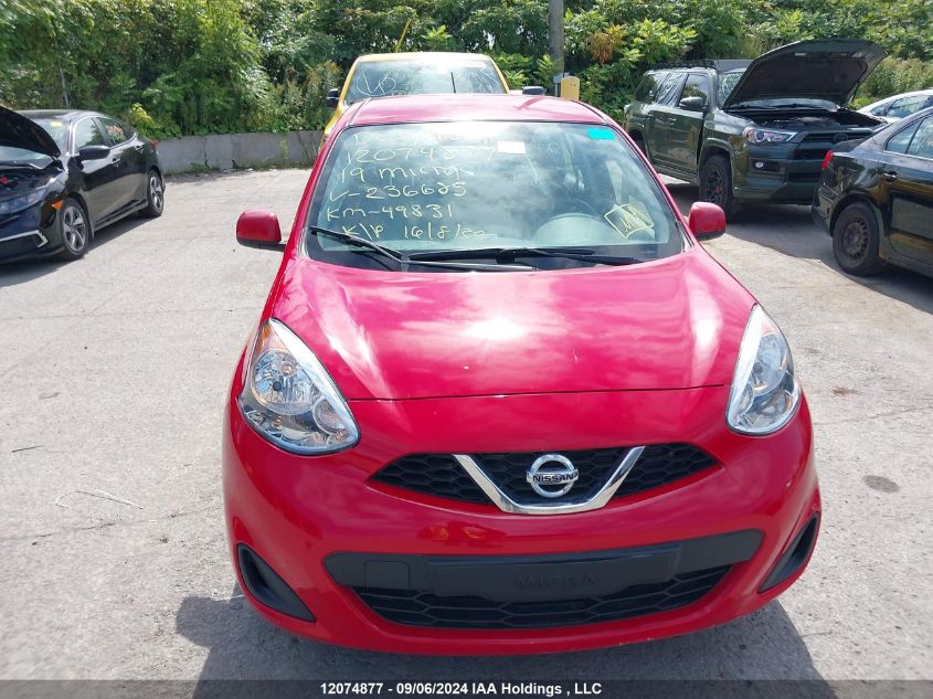 2019 Nissan Micra VIN: 3N1CK3CP5KL236685 Lot: 12074877