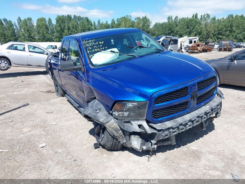 2018 Ram 1500 St VIN: 1C6RR7FG4JS284367 Lot: 12074896