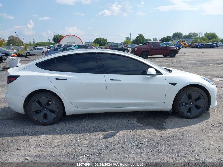 2022 Tesla Model 3 VIN: 5YJ3E1EAXNF236959 Lot: 12074954