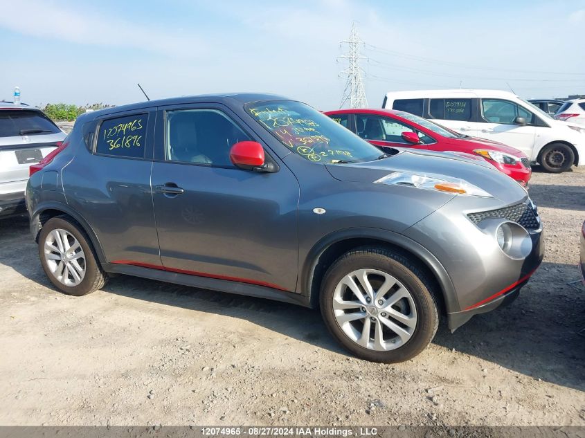 2014 Nissan Juke VIN: JN8AF5MVXET361896 Lot: 12074965