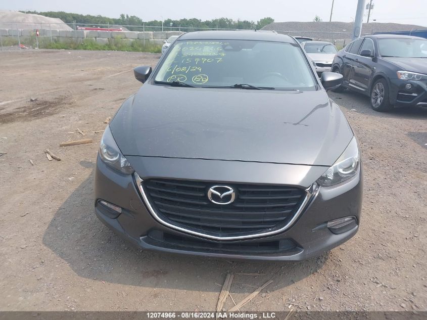 2018 Mazda 3 Touring VIN: JM1BN1V77J1159907 Lot: 12074966