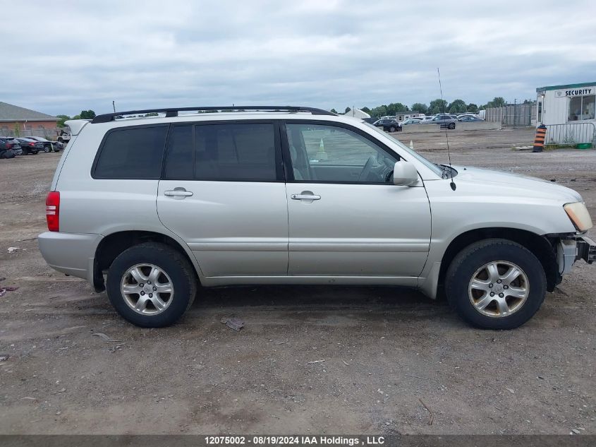 2003 Toyota Highlander Limited VIN: JTEHF21A430119447 Lot: 12075002