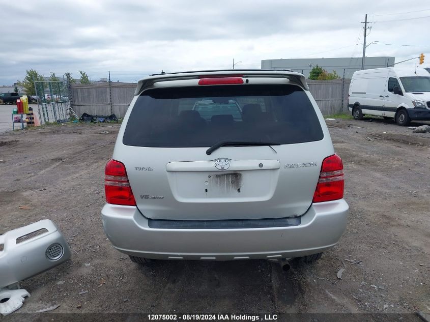 2003 Toyota Highlander Limited VIN: JTEHF21A430119447 Lot: 12075002