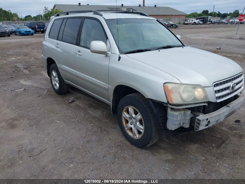 2003 Toyota Highlander Limited VIN: JTEHF21A430119447 Lot: 12075002