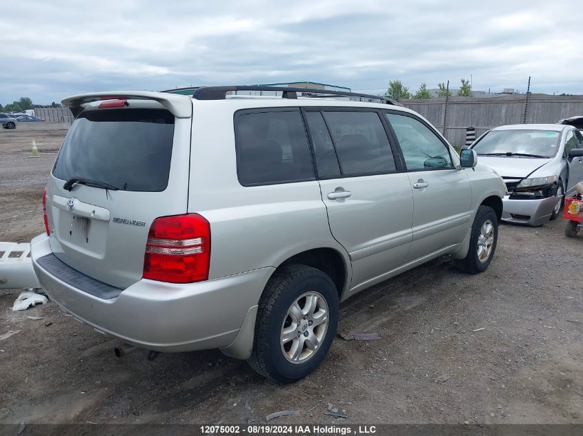 2003 Toyota Highlander Limited VIN: JTEHF21A430119447 Lot: 12075002