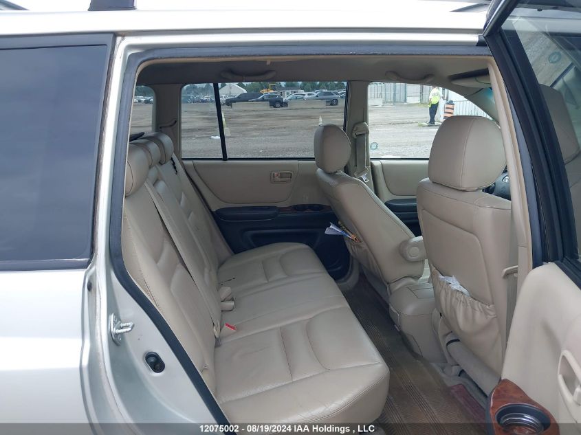 2003 Toyota Highlander Limited VIN: JTEHF21A430119447 Lot: 12075002