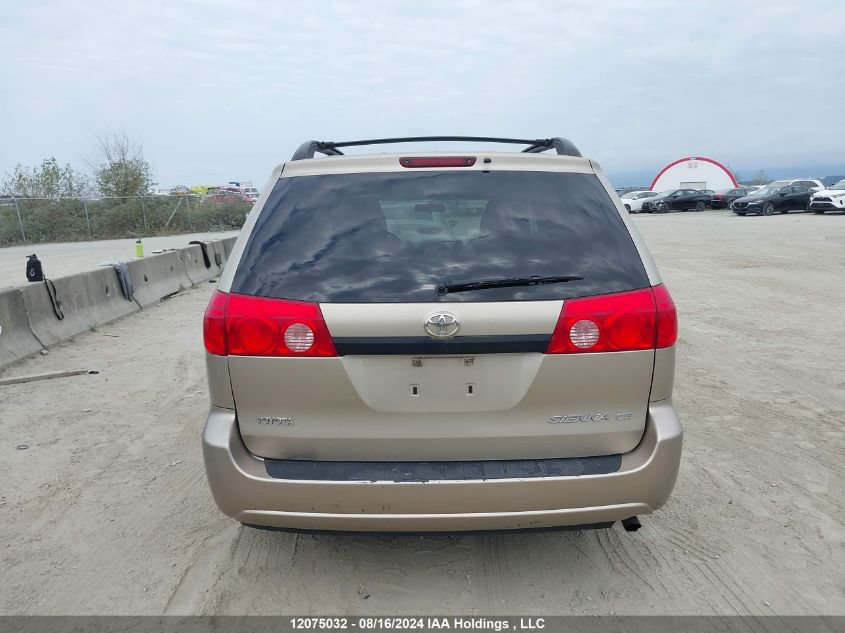 2010 Toyota Sienna Ce 7 Passenger VIN: 5TDZK4CC9AS316610 Lot: 12075032