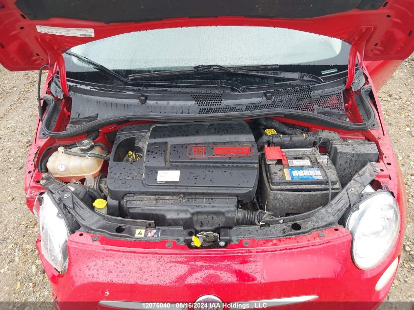 2012 Fiat 500 Pop VIN: 3C3CFFAR1CT319494 Lot: 12075040