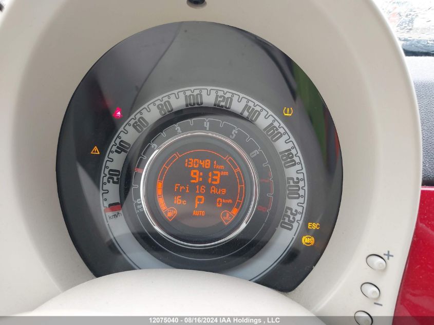 2012 Fiat 500 Pop VIN: 3C3CFFAR1CT319494 Lot: 12075040