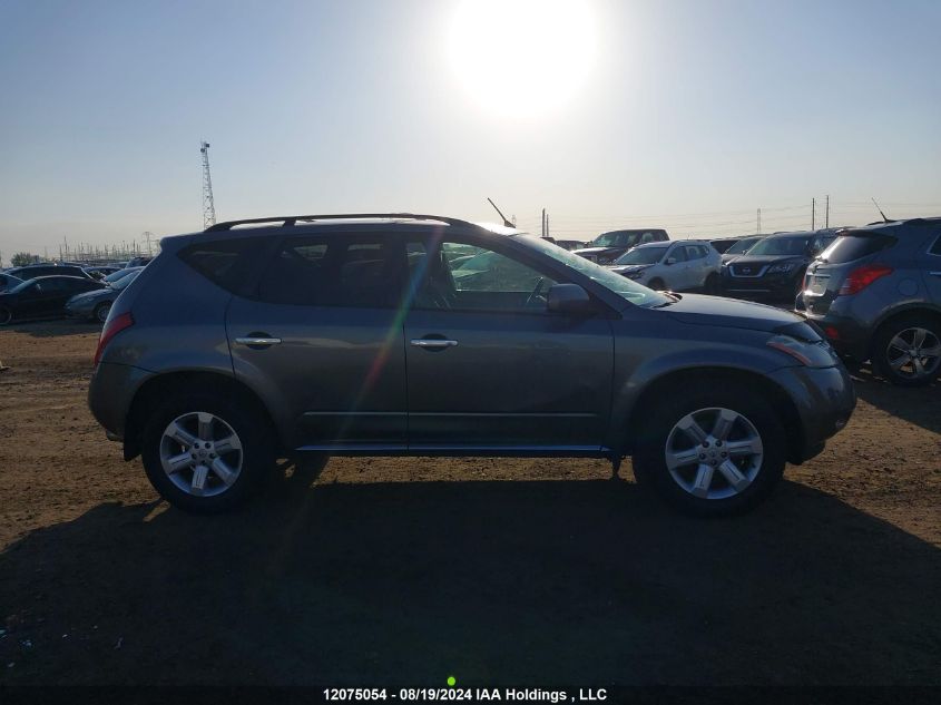 2006 Nissan Murano Sl VIN: JN8AZ08W06W515092 Lot: 12075054