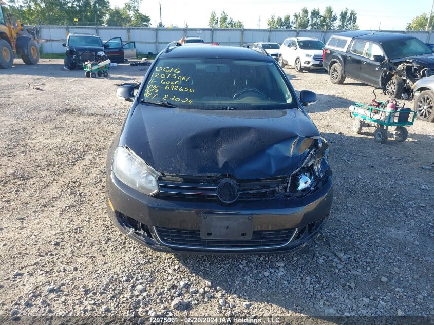 2011 Volkswagen Golf VIN: 3VWML7AJ3BM692650 Lot: 12075061