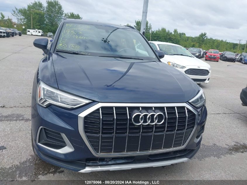 2019 Audi Q3 VIN: WA1AECF38K1074640 Lot: 12075066