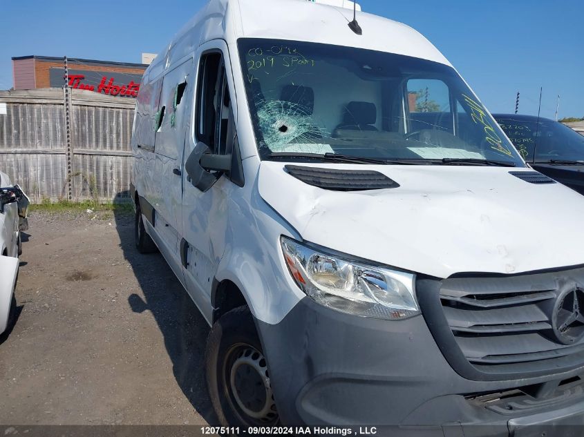 2019 Mercedes-Benz Sprinter 2500/3500 VIN: WD3BF1CD3KP022221 Lot: 12075111