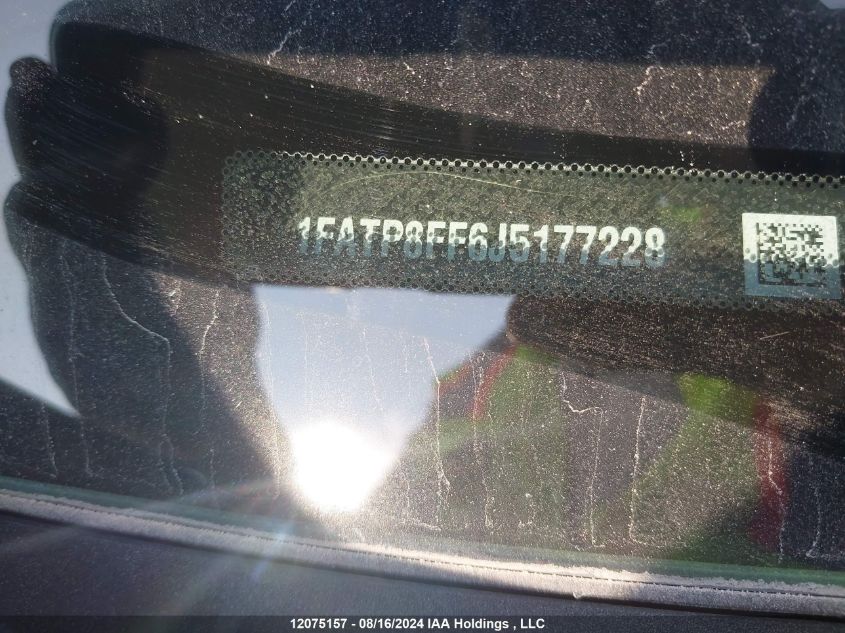 2018 Ford Mustang Gt Premium VIN: 1FATP8FF6J5177228 Lot: 12075157