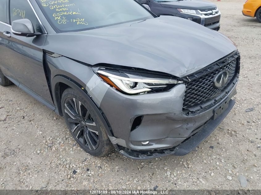 2021 Infiniti Qx50 VIN: 3PCAJ5BBXMF124958 Lot: 12075189