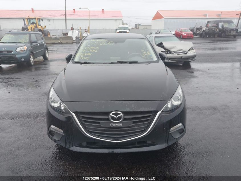 2016 Mazda 3 Sport VIN: 3MZBM1K73GM283365 Lot: 12075200