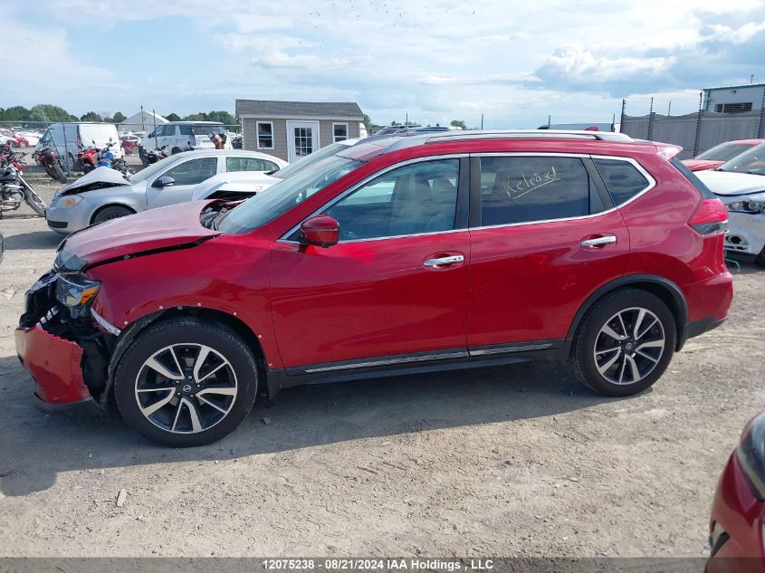 2017 Nissan Rogue Sv/Sl VIN: 5N1AT2MV0HC779676 Lot: 12075238