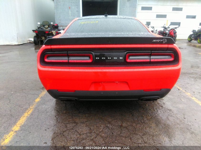 2022 Dodge Challenger Srt Hellcat VIN: 2C3CDZC96NH168149 Lot: 12075283