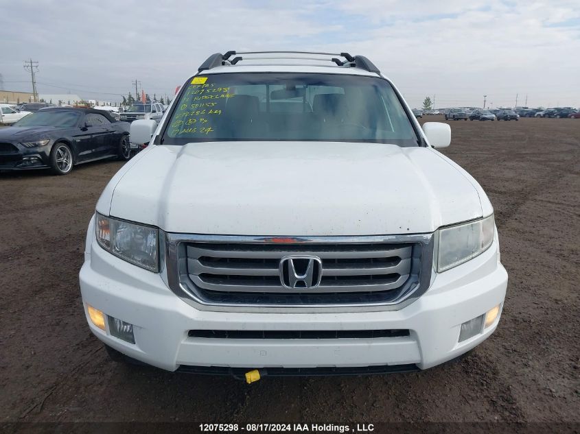 2012 Honda Ridgeline Rtl VIN: 5FPYK1F58CB501155 Lot: 12075298