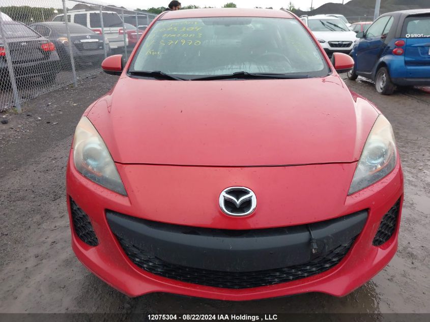 2012 Mazda Mazda3 VIN: JM1BL1V72C1571970 Lot: 12075304