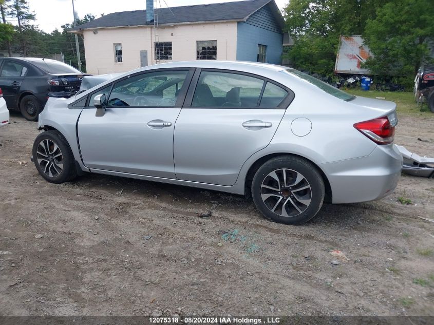 2015 Honda Civic Lx VIN: 2HGFB2F58FH041758 Lot: 12075318