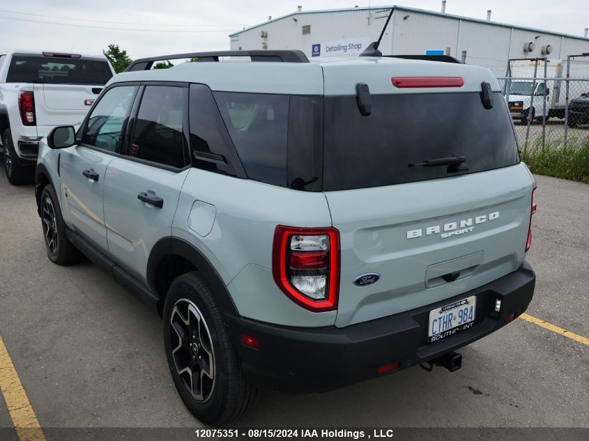 2021 Ford Bronco Sport Big Bend VIN: 3FMCR9B65MRB39678 Lot: 12075351