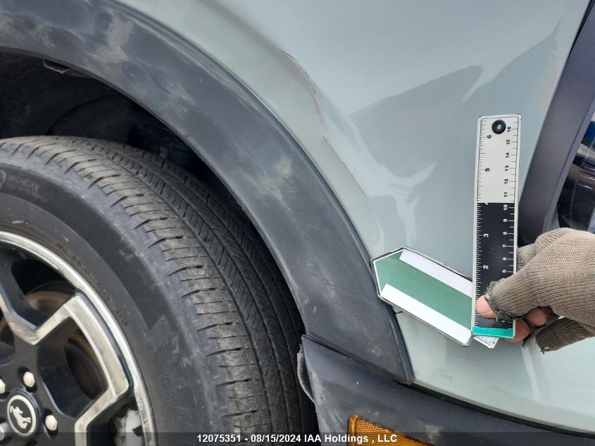 2021 Ford Bronco Sport Big Bend VIN: 3FMCR9B65MRB39678 Lot: 12075351