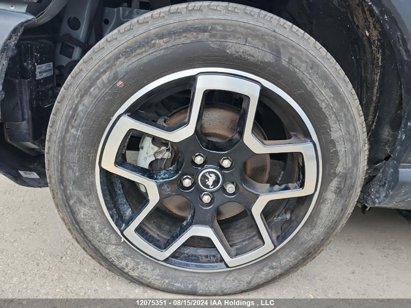 2021 Ford Bronco Sport Big Bend VIN: 3FMCR9B65MRB39678 Lot: 12075351