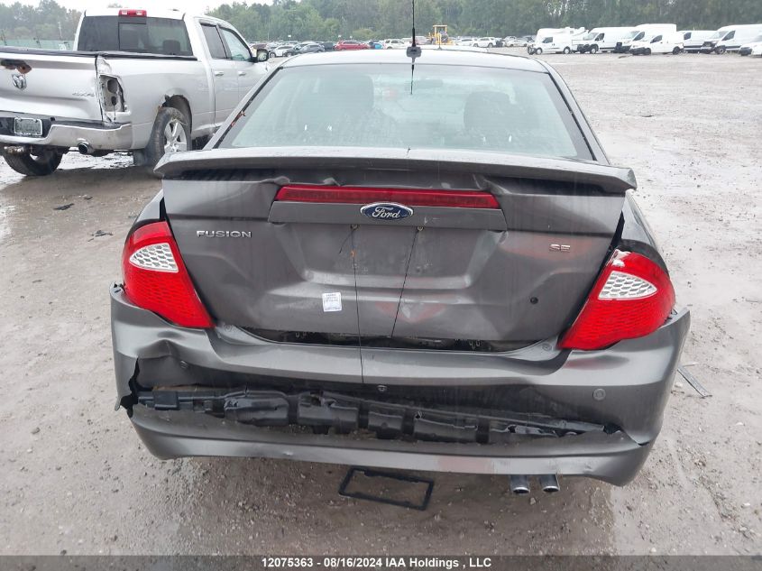 2012 Ford Fusion Se VIN: 3FAHP0HA9CR318494 Lot: 12075363