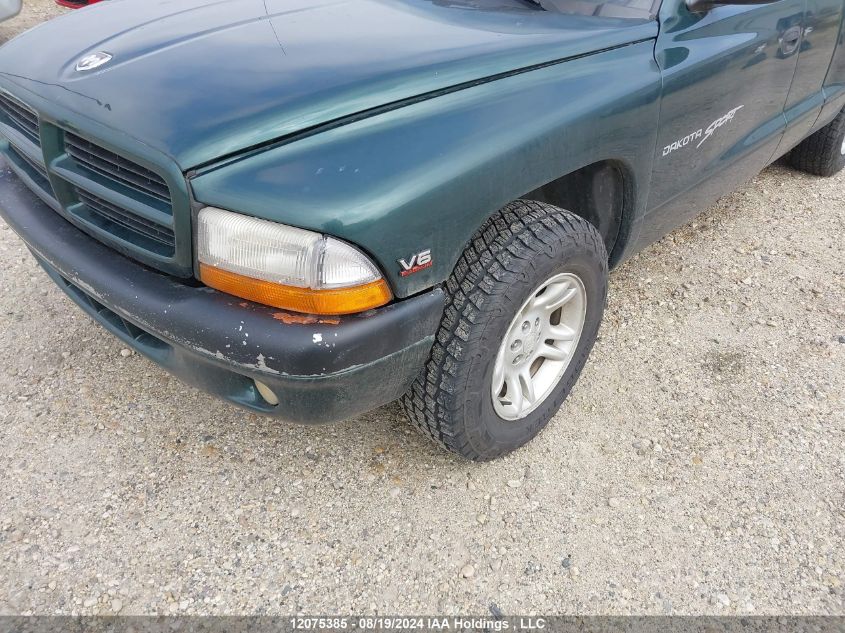 2000 Dodge Dakota VIN: 1B7GL22X1YS709581 Lot: 12075385