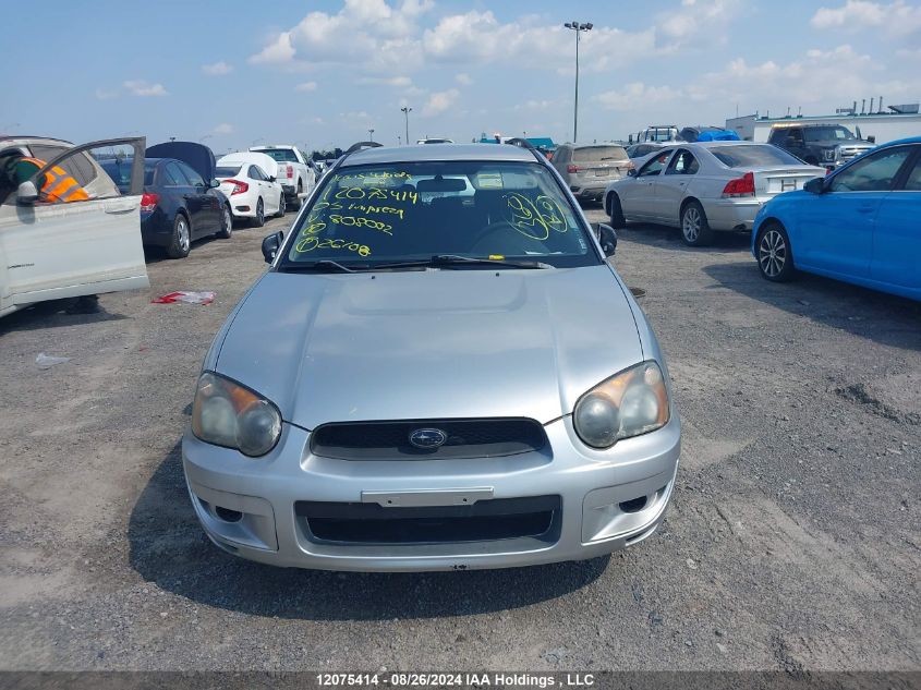 2005 Subaru Impreza VIN: JF1GG67535H808002 Lot: 12075414