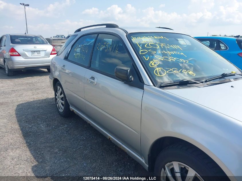 2005 Subaru Impreza VIN: JF1GG67535H808002 Lot: 12075414