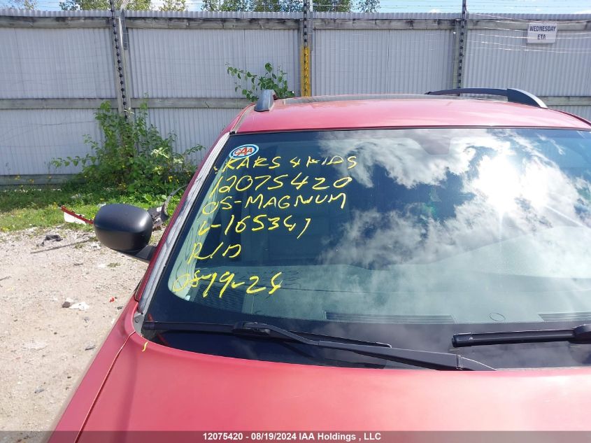 2005 Dodge Magnum Sxt VIN: 2D4FV48V35H165341 Lot: 12075420