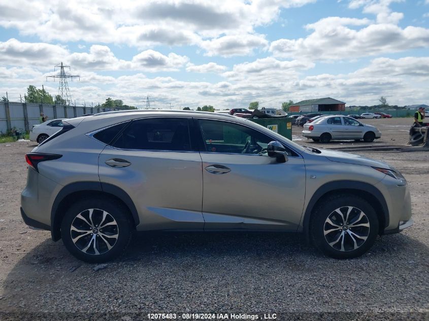 2016 Lexus Nx 200T/Base/F Sport VIN: JTJBARBZ3G2085613 Lot: 12075483