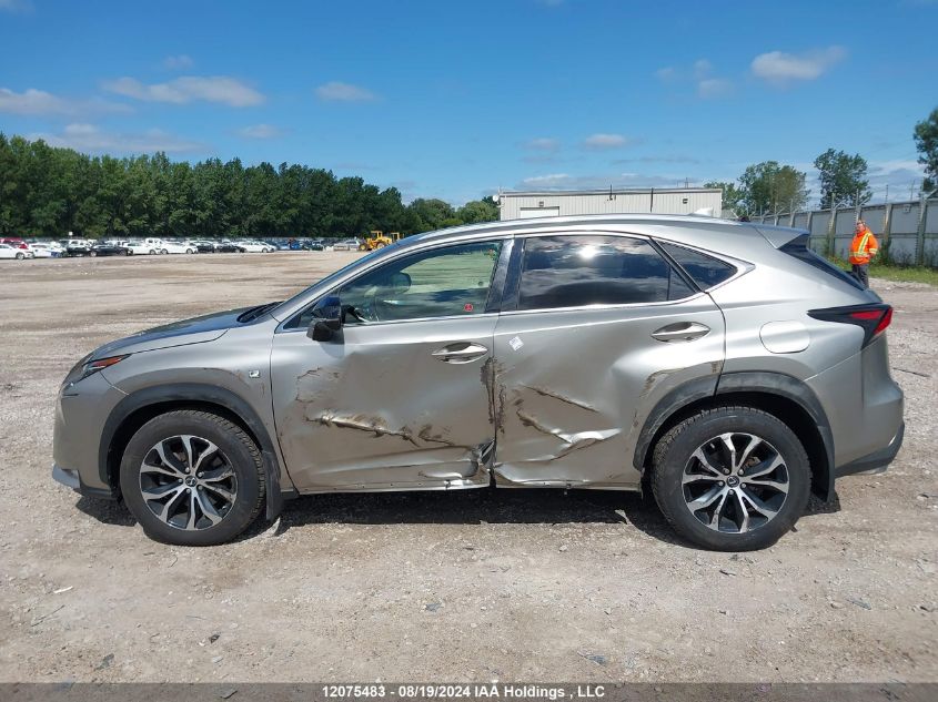 2016 Lexus Nx 200T/Base/F Sport VIN: JTJBARBZ3G2085613 Lot: 12075483