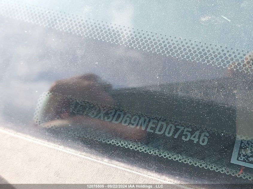 2022 Ford F350 Super Duty VIN: 1FT8X3D69NED07546 Lot: 12075505