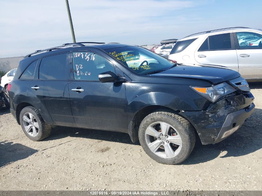 2009 Acura Mdx Sport VIN: 2HNYD28829H005670 Lot: 12075516