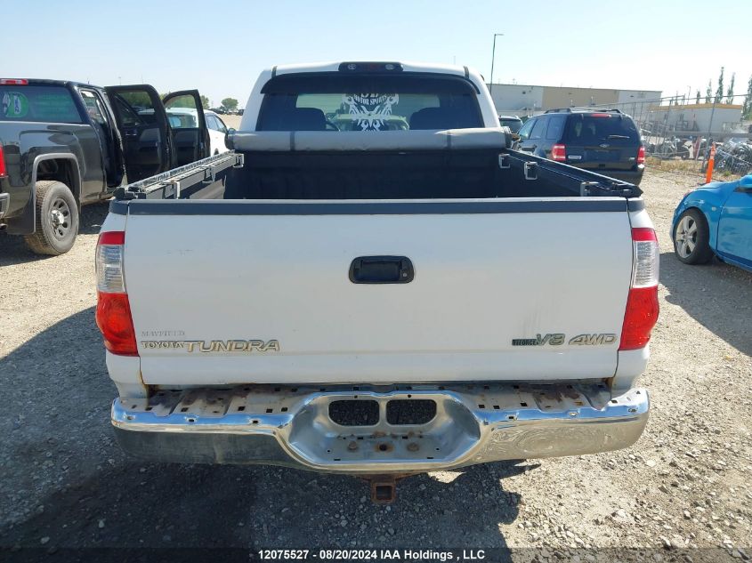 2006 Toyota Tundra Double Cab Sr5 VIN: 5TBDT44196S508811 Lot: 12075527