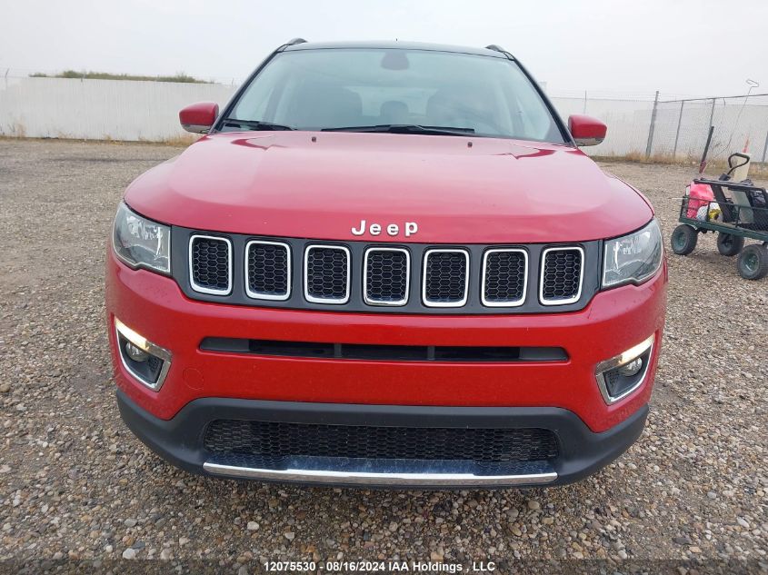 2018 Jeep Compass Limited VIN: 3C4NJDCB6JT396172 Lot: 12075530