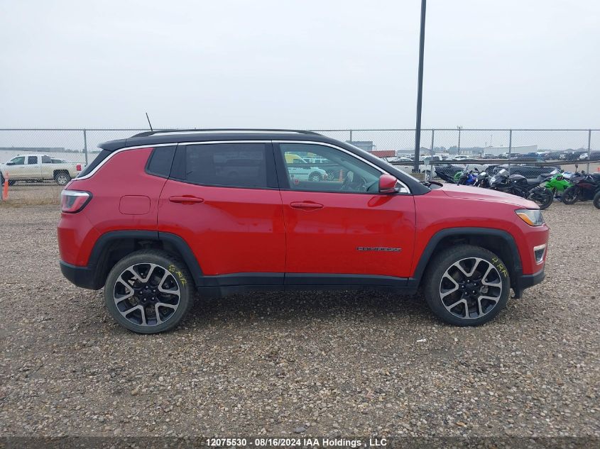 2018 Jeep Compass Limited VIN: 3C4NJDCB6JT396172 Lot: 12075530