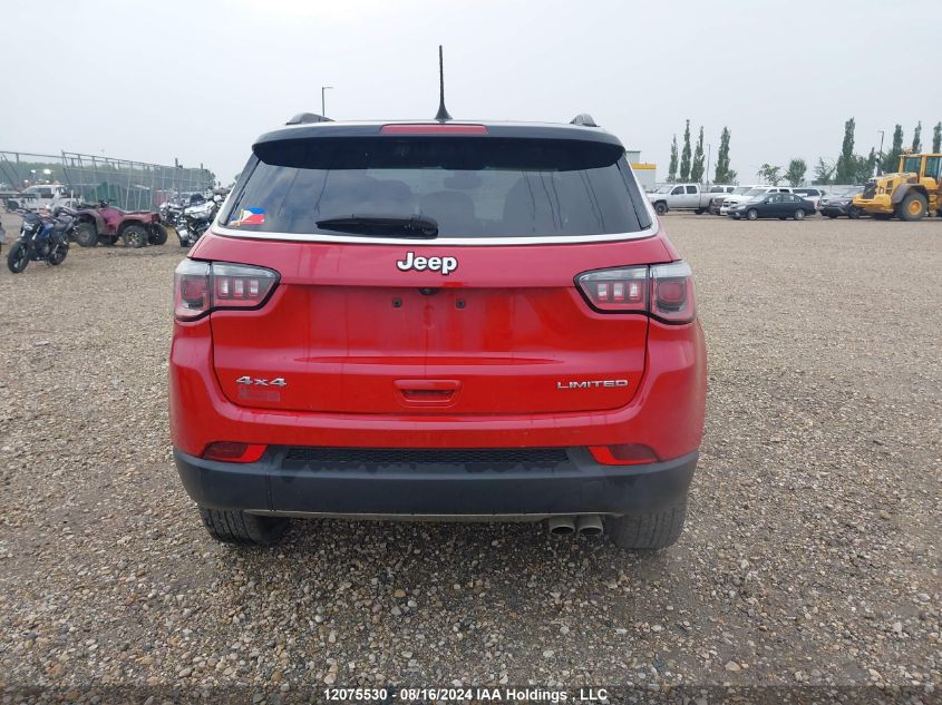 2018 Jeep Compass Limited VIN: 3C4NJDCB6JT396172 Lot: 12075530