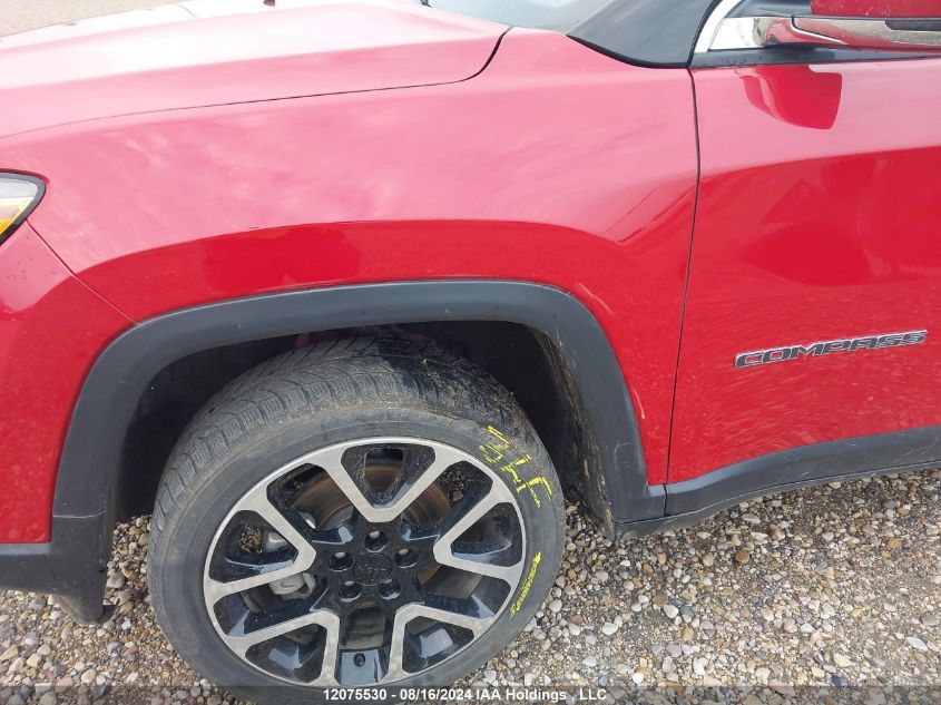 2018 Jeep Compass Limited VIN: 3C4NJDCB6JT396172 Lot: 12075530