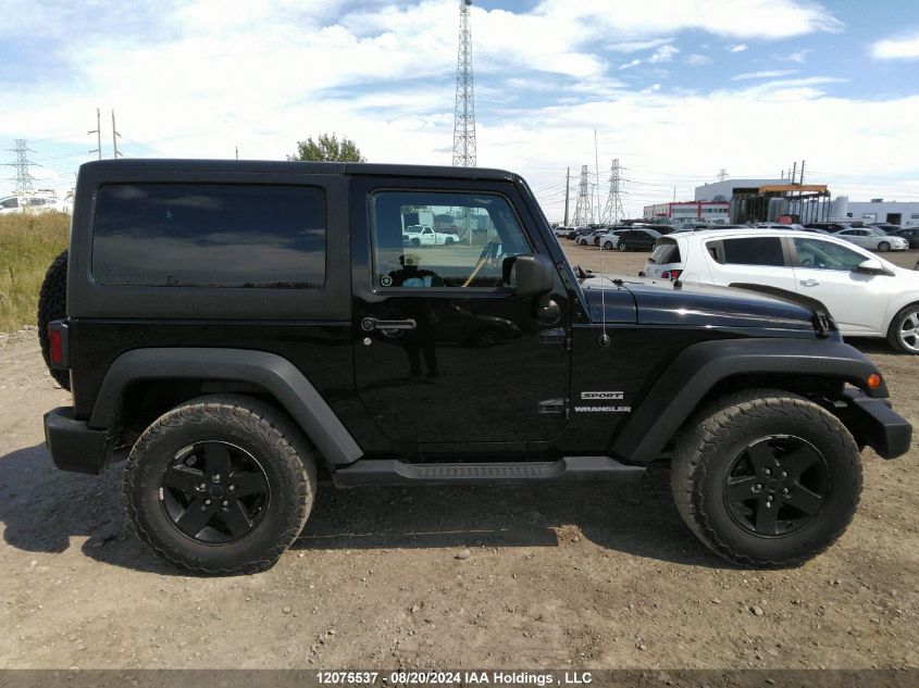 2013 Jeep Wrangler Sport VIN: 1C4AJWAG1DL657202 Lot: 12075537