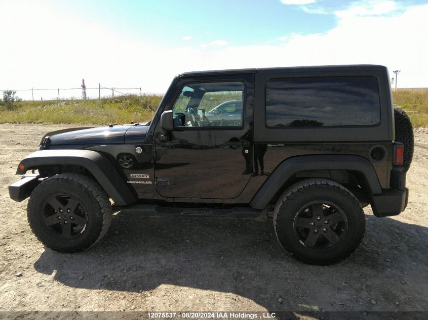 2013 Jeep Wrangler Sport VIN: 1C4AJWAG1DL657202 Lot: 12075537