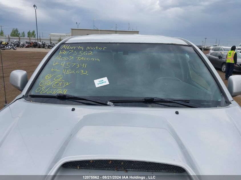 2007 Toyota Tacoma Double Cab Long Bed VIN: 5TEMU52NX7Z457341 Lot: 12075562
