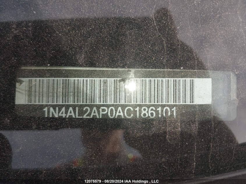 1N4AL2AP0AC186101 2010 Nissan Altima 2.5 S