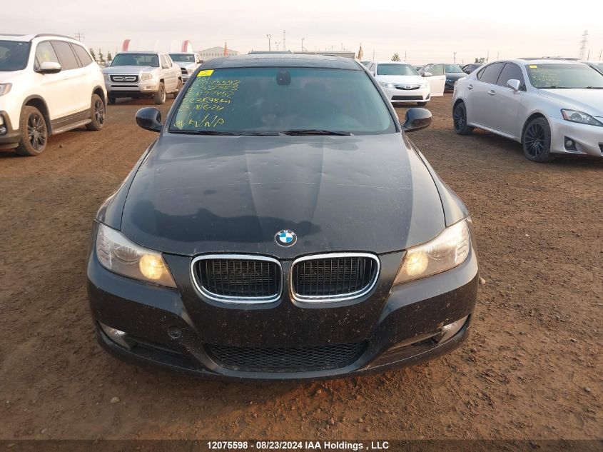 2011 BMW 3 Series VIN: WBAPK7G55BNN77452 Lot: 12075598
