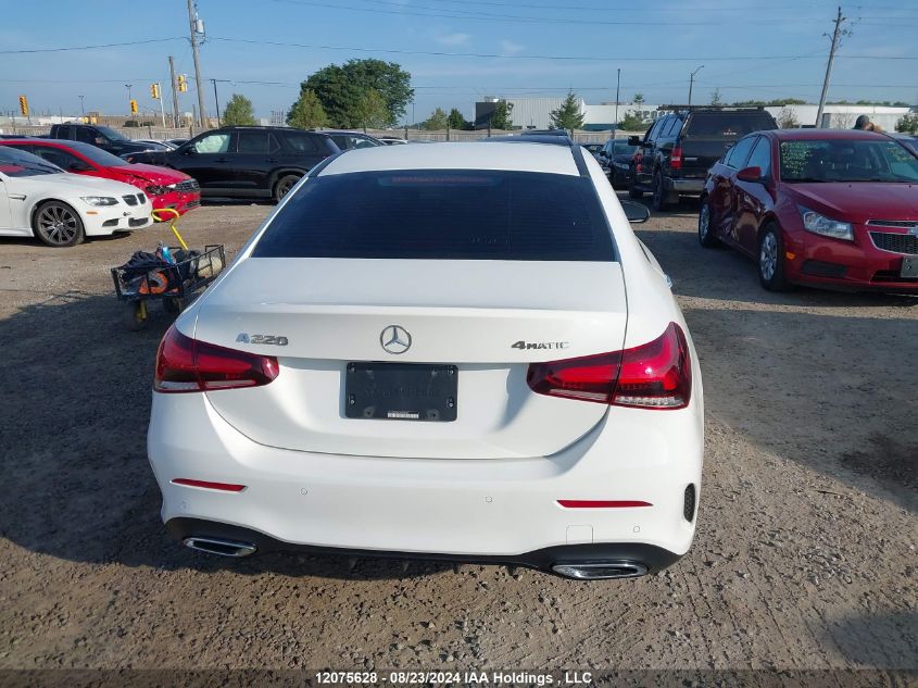 2020 Mercedes-Benz A-Class VIN: W1K3G4FBXLW046287 Lot: 12075628