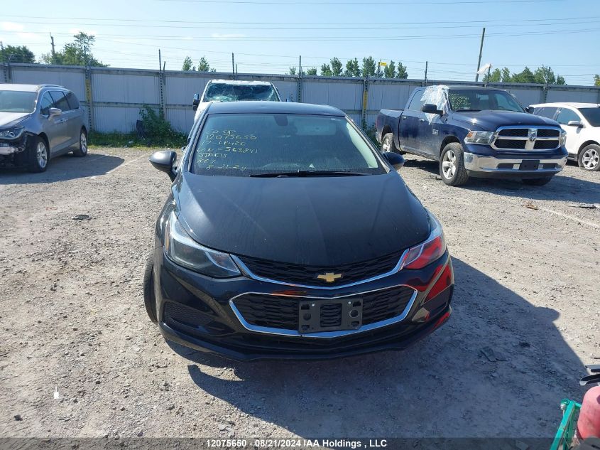 2017 Chevrolet Cruze VIN: 3G1BE6SM6HS563841 Lot: 12075650